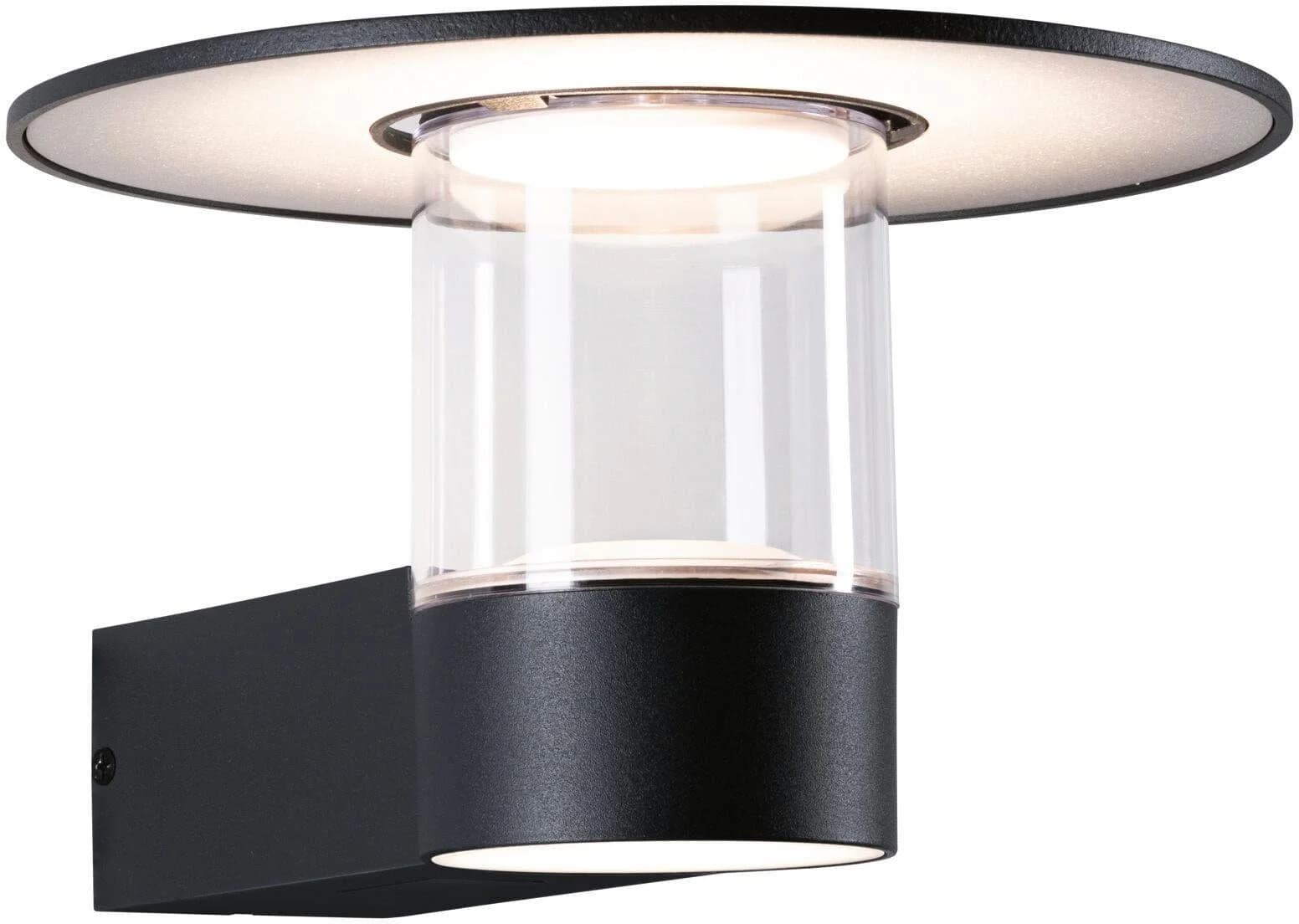 Paulmann LED Außen-Wandleuchte Sienna Anthrazit IP44 PIR-Sensor