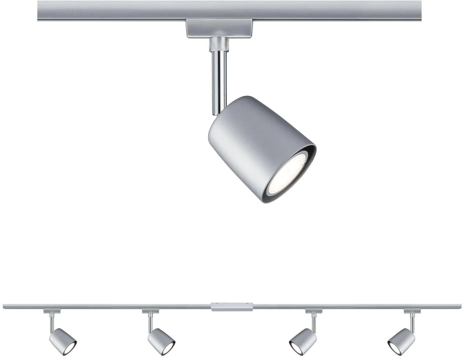 Paulmann URail Cover Set 4 Spots Chrom matt 220 cm