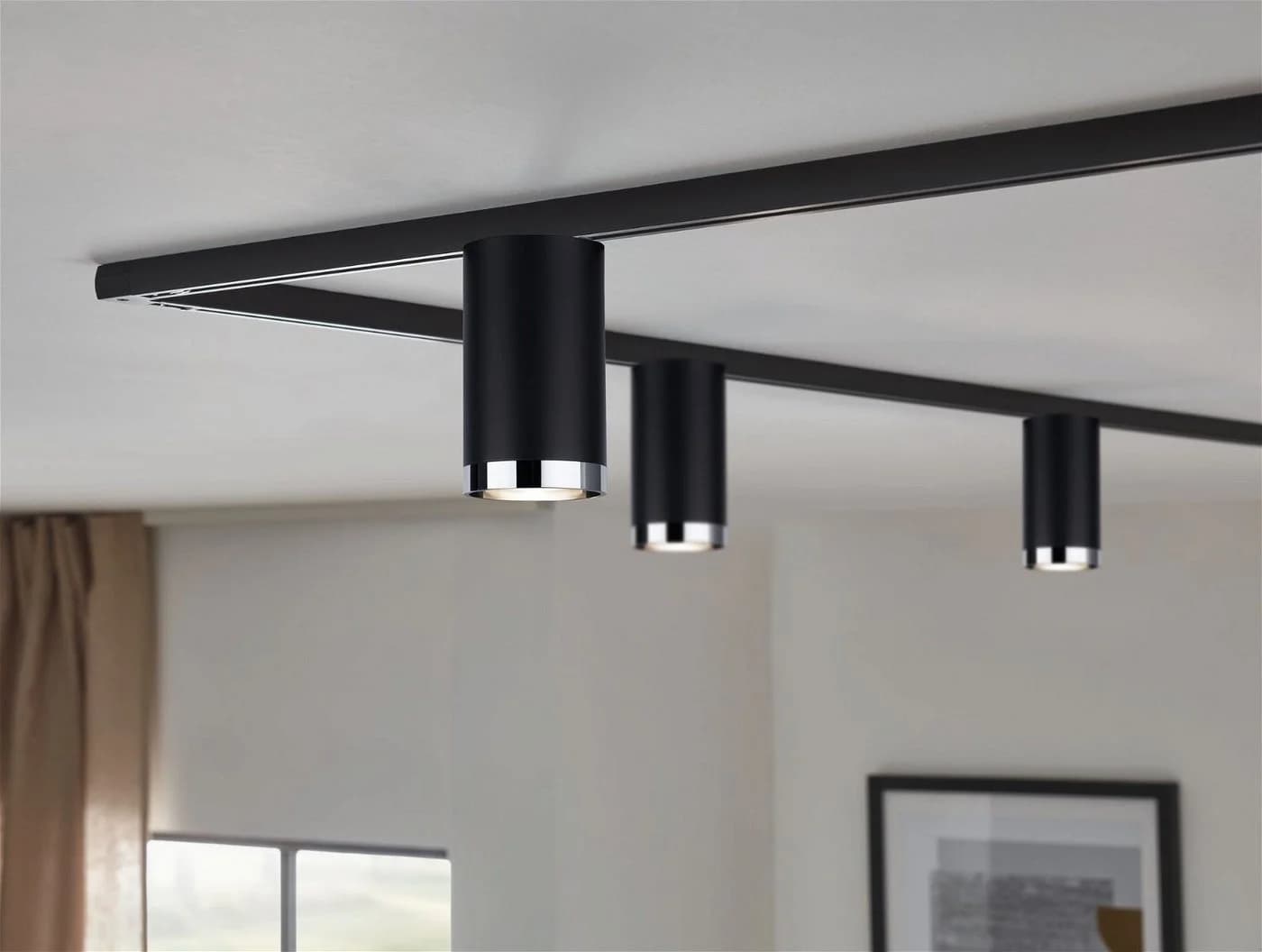 PAULMANN URail Schienenspot Tube GU10 Schwarz Chrom Dimmbar - Bild 4