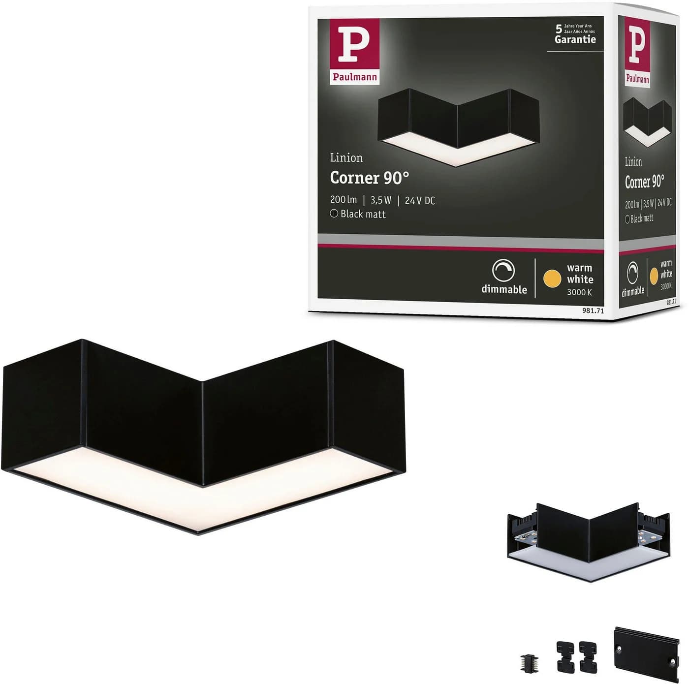 Paulmann Linion Lichtkanal 90° 2000lm/m 3000K - Bild 2