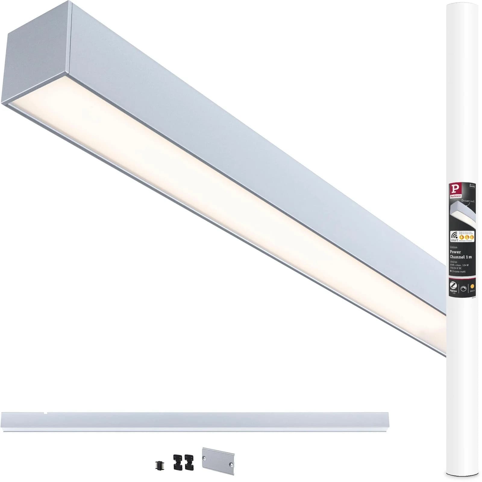 Paulmann Lichtleiste Linion Chrom 1 m ZigBee-fähig
