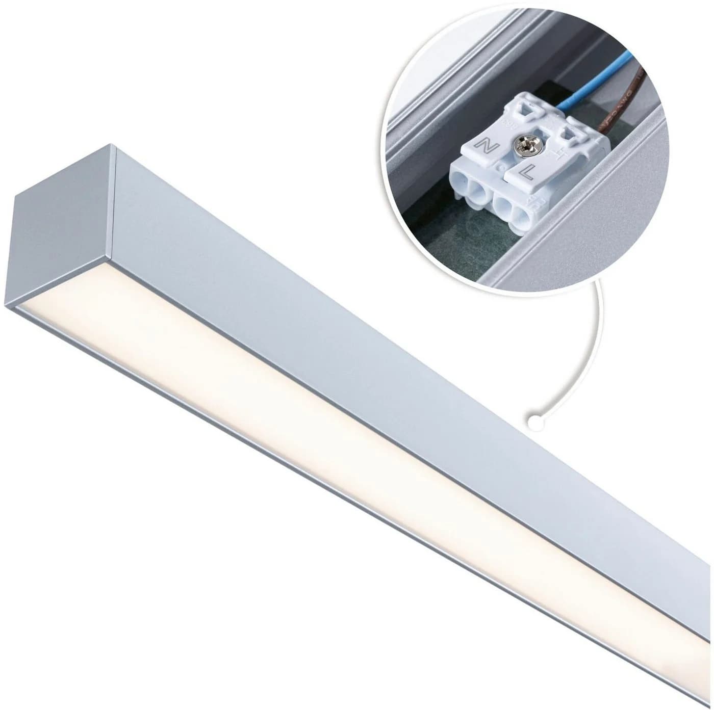 Paulmann Lichtleiste Linion Chrom 1 m LED-Lichtkanal - Bild 4
