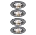 Paulmann LED Einbaustrahler 4er-Set Silber Bild 2