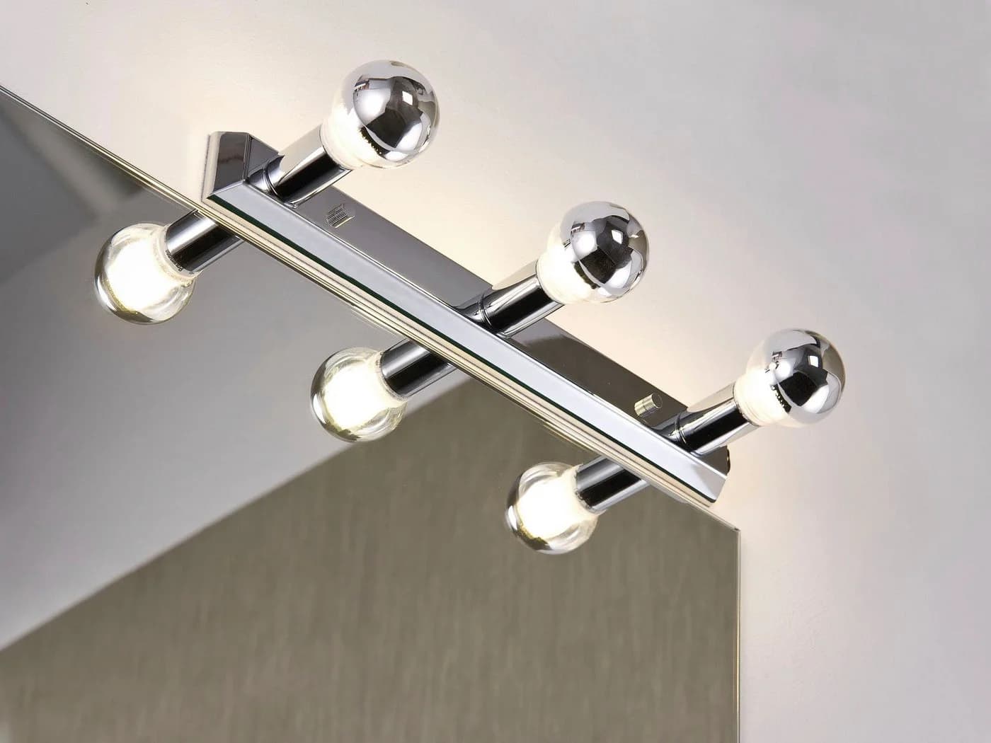 PAULMANN LED Wandleuchte Regula 3-flammig Chrom E14 dimmbar