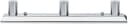 PAULMANN LED Wandleuchte Regula 3-flammig Chrom E14 dimmbar Bild 3