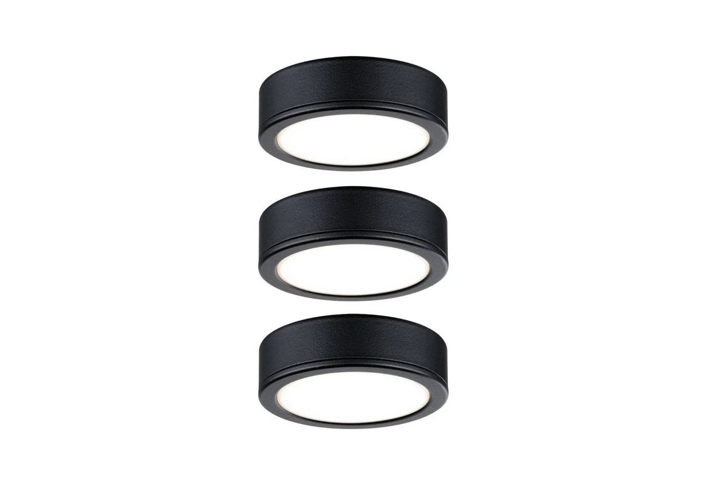 Paulmann Unterschrankleuchte 3er Set Schwarz LED - Bild 2