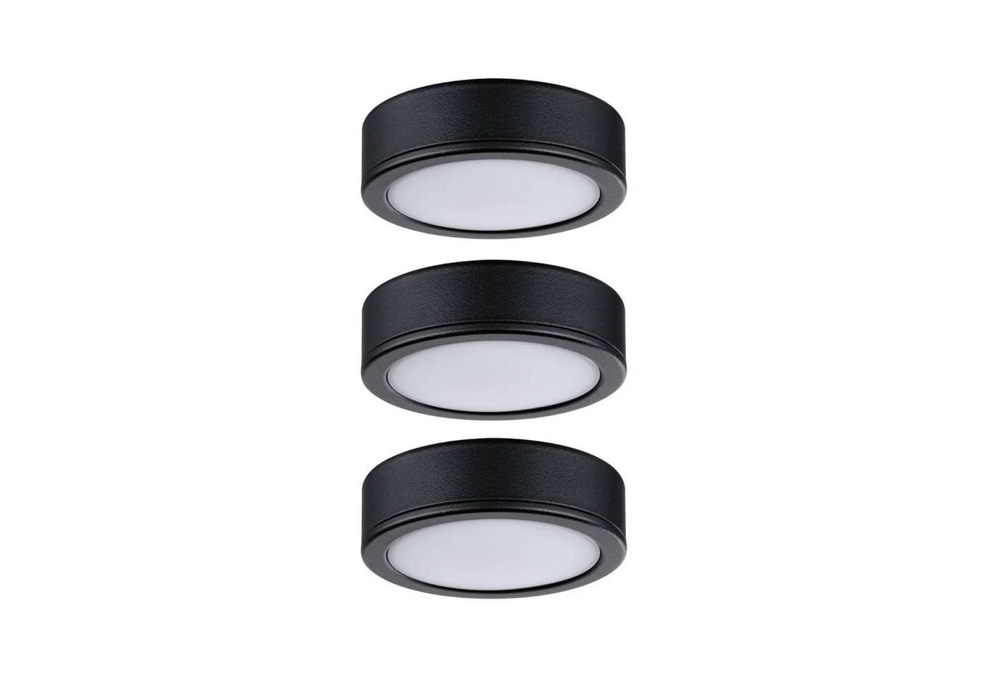 Paulmann Unterschrankleuchte 3er Set Schwarz LED - Bild 4