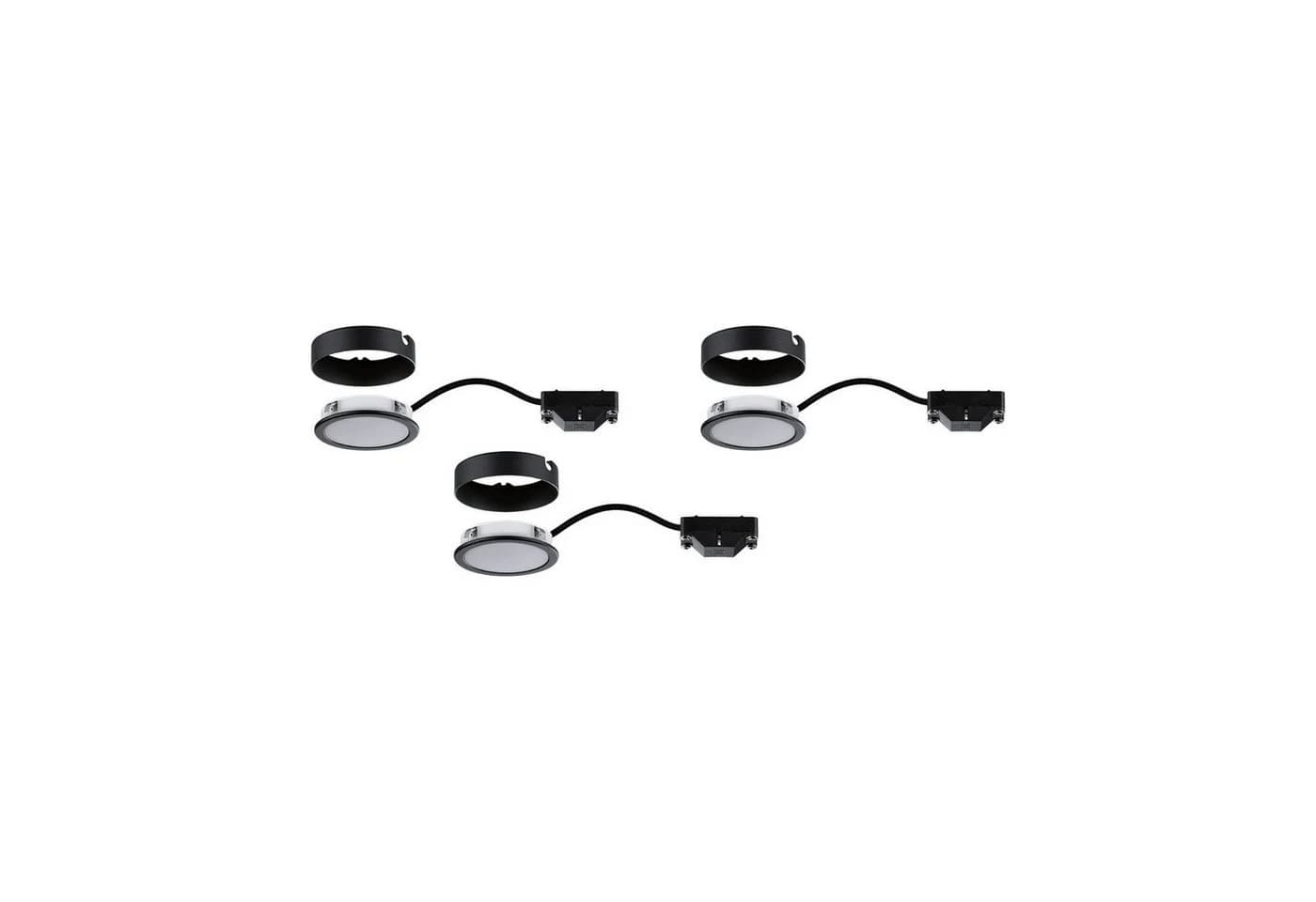 Paulmann Unterschrankleuchte 3er Set Schwarz LED - Bild 5