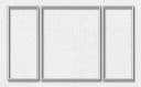 Schipper Bilderrahmen Triptychon 80x50 cm Silber Aluminium Set Bild 1