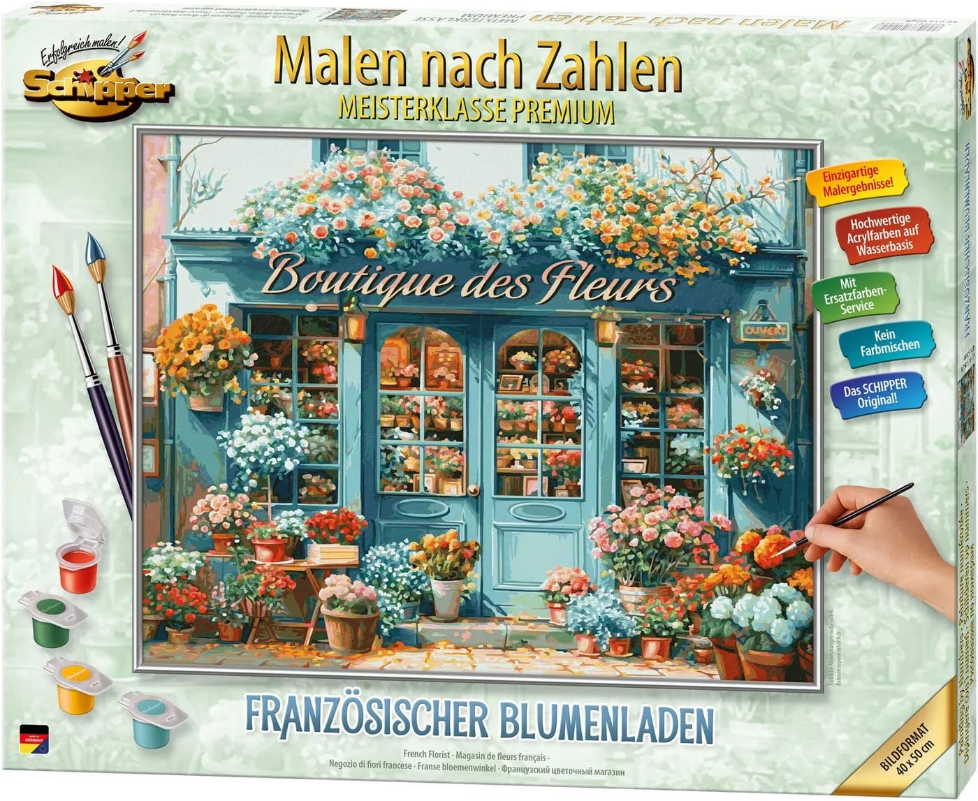 Schipper Malen nach Zahlen Meisterklasse Premium Französischer Blumenladen - Bild 2