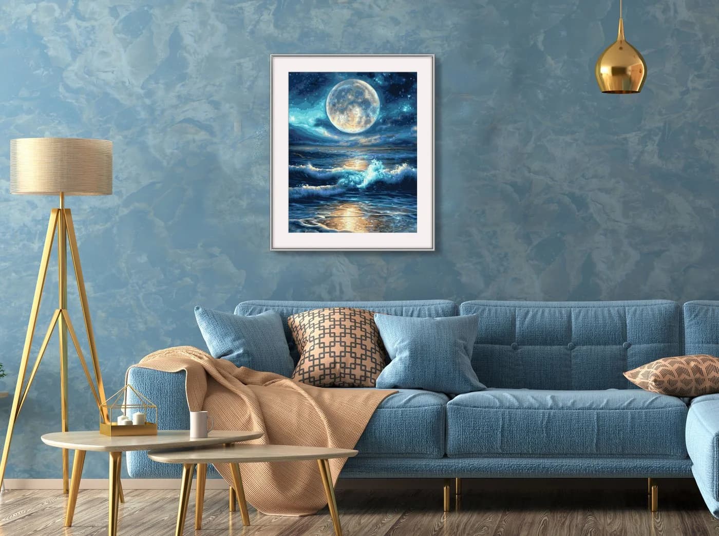Schipper Malen nach Zahlen Mond Motiv 40x50cm - Bild 4