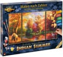 SCHIPPER Malen nach Zahlen Triptychon Indian Summer Bunt Bild 5