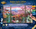 Schipper Malen nach Zahlen Triptychon Kirschblüte Japan Bild 2