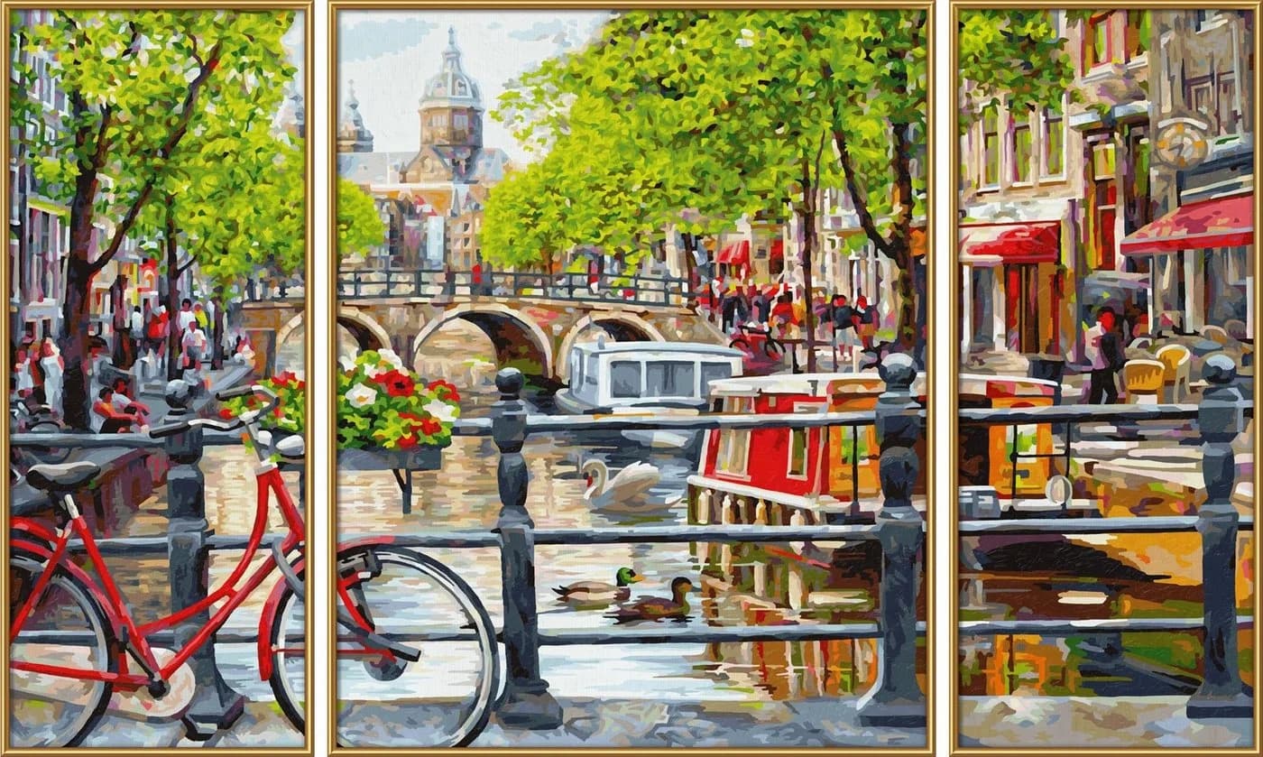 Schipper Malen nach Zahlen Meisterklasse Triptychon Amsterdam