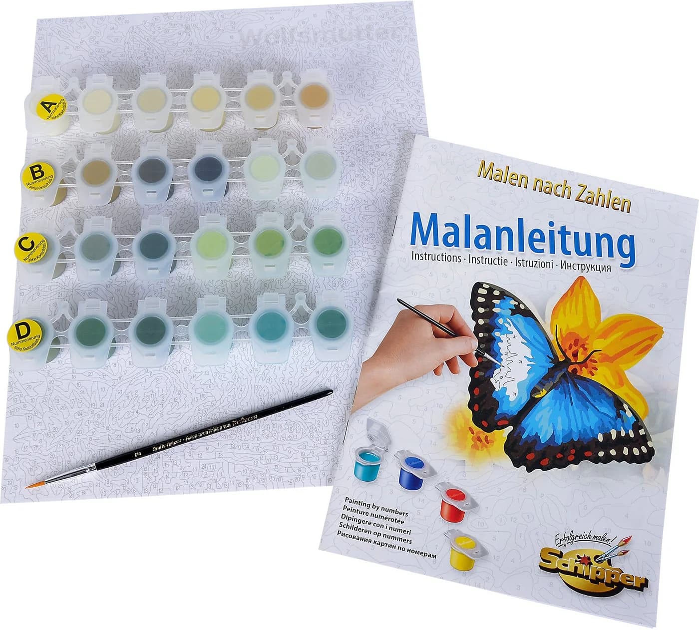 Schipper Malen nach Zahlen Wolfsmutter Meisterklasse Klassiker Bunt - Bild 3