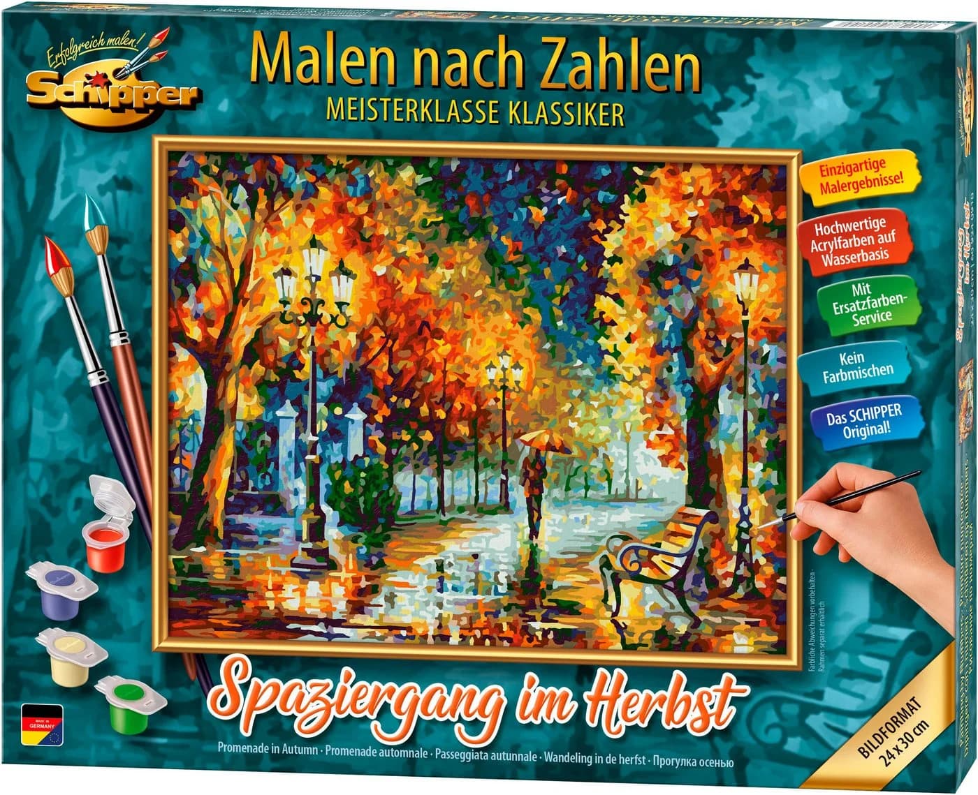 SCHIPPER Malen nach Zahlen Meisterklasse Herbst Landschaft