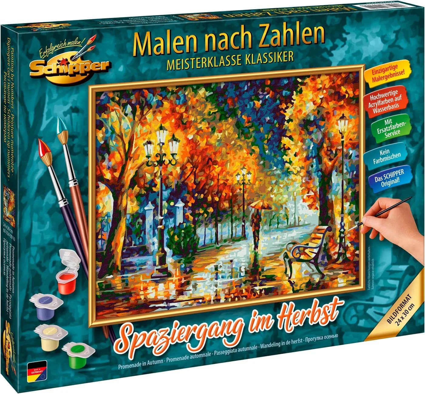 SCHIPPER Malen nach Zahlen Meisterklasse Herbst Landschaft - Bild 3