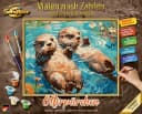 Schipper Malen nach Zahlen Meisterklasse Klassiker Otterpärchen Bild 2