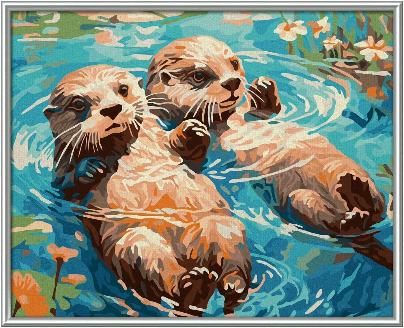 Schipper Malen nach Zahlen Meisterklasse Klassiker Otterpärchen - Bild 4