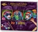 Schipper Malen nach Zahlen Triptychon Die 3 Affen Bunt Bild 2
