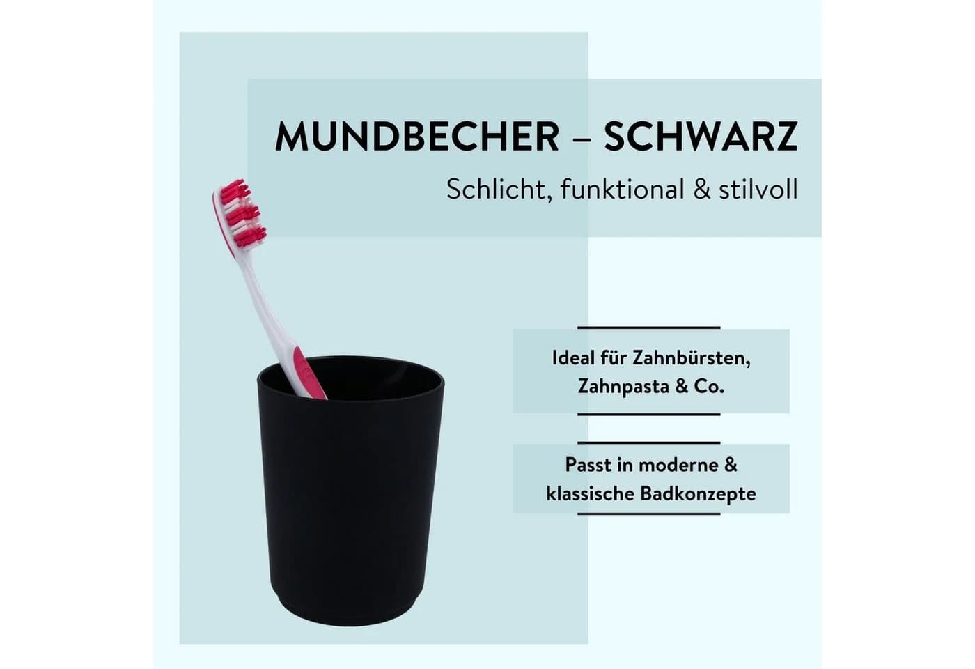 PARSA Beauty Zahnputzbecher ESSENTIAL Flair – rutschfest & modern - Bild 3