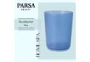 PARSA Beauty Zahnputzbecher Flair Blau Transparent PS-Kunststoff Bild 1