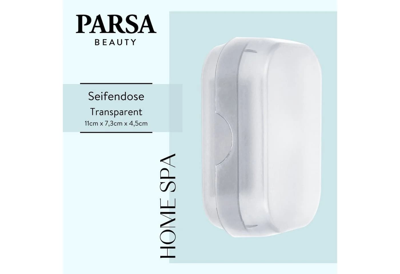 PARSA Beauty Seifenschale Seifendose Flair Weiß
