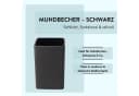 PARSA Beauty ESSENTIAL Zahnputzbecher Schwarz Kunststoff Bild 3