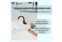 PARSA Beauty Zahnputzbecher Flair Transparent PS-Kunststoff Bild 3