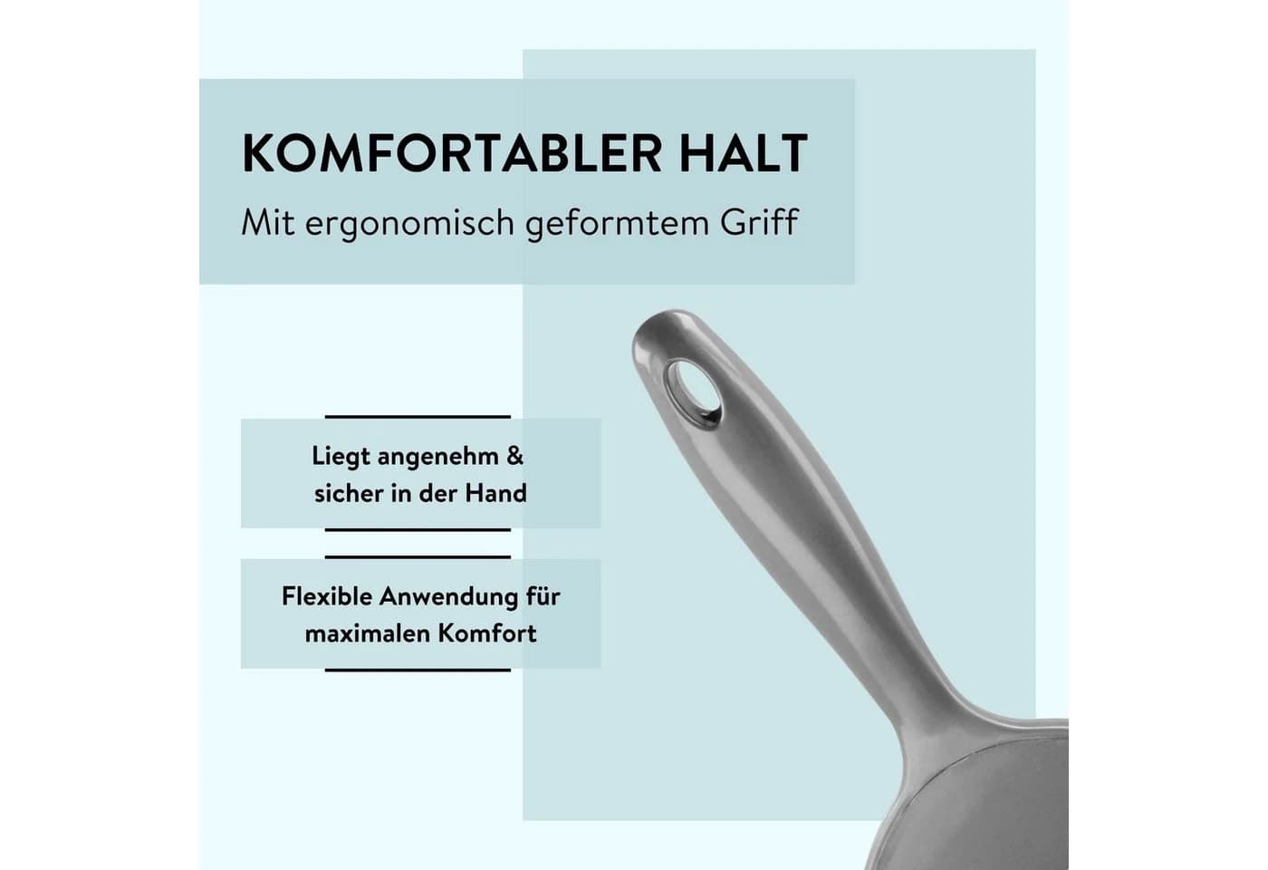 PARSA Beauty ESSENTIAL Handspiegel Anthrazit - Kompakter Schminkspiegel - Bild 5