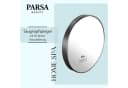 PARSA Beauty Badspiegel Essential Saugnapf-Spiegel 10-fach Vergrößerung Schwarz Bild 1