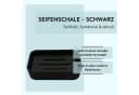 PARSA Beauty Seifenschale Schwarz Rubber Look Bild 3