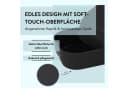 PARSA Beauty Seifenschale Schwarz Rubber Look Bild 4