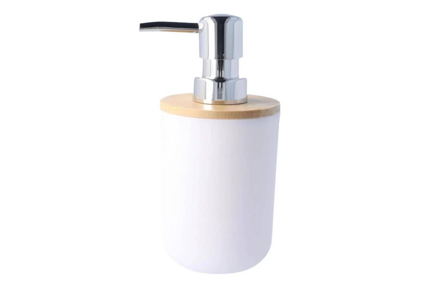 PARSA Beauty Seifenspender Bambus Weiß Rund - Bild 2