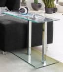 HAKU Beistelltisch in moderner Glasoptik mit Sicherheitsglas Bild 1