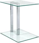 HAKU Beistelltisch in moderner Glasoptik mit Sicherheitsglas Bild 3