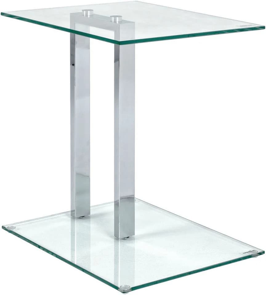 HAKU Beistelltisch in moderner Glasoptik mit Sicherheitsglas - Bild 3