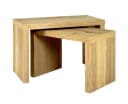 HAKU Beistelltisch Wabenplatte Echtholzfurnier Eiche Modern Bild 3