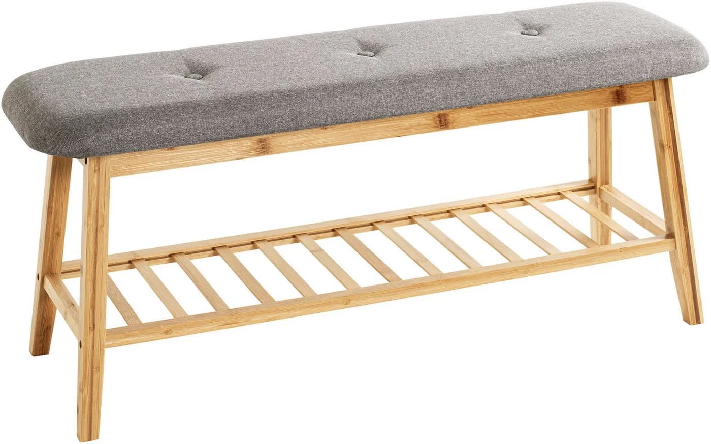 HAKU Schuhbank Beige Bambus - Bild 2