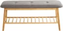 HAKU Schuhbank Beige Bambus Bild 3