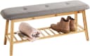HAKU Schuhbank Beige Bambus Bild 5