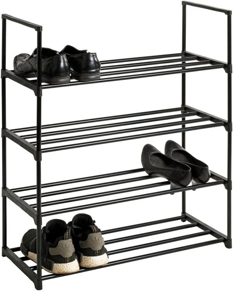 HAKU Schuhregal 22571 Schwarz Modern Stapelbar - Bild 5