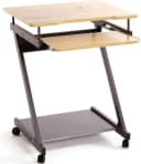 HAKU Computertisch Roller Anthrazit mit Rollen und Ablagen Bild 1