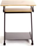 HAKU Computertisch Roller Anthrazit mit Rollen und Ablagen Bild 2