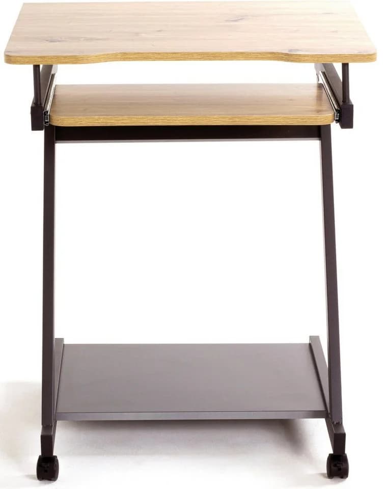 HAKU Computertisch Roller Anthrazit mit Rollen und Ablagen - Bild 2