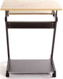 HAKU Computertisch Roller Anthrazit mit Rollen und Ablagen Bild 3