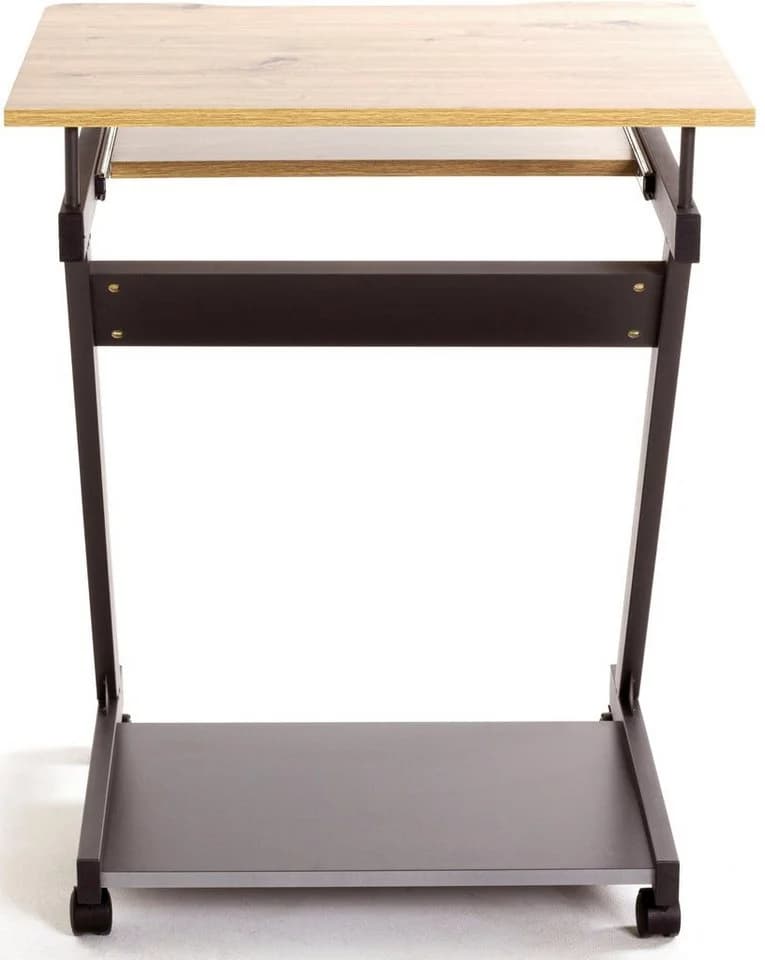 HAKU Computertisch Roller Anthrazit mit Rollen und Ablagen - Bild 3