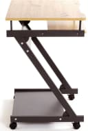HAKU Computertisch Roller Anthrazit mit Rollen und Ablagen Bild 4