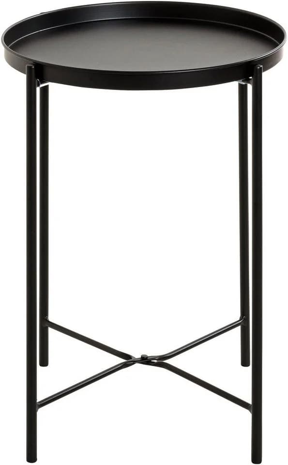 HAKU Beistelltisch Schwarz Metall - Bild 2