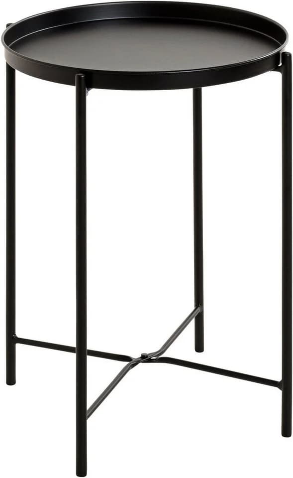 HAKU Beistelltisch Schwarz Metall - Bild 3